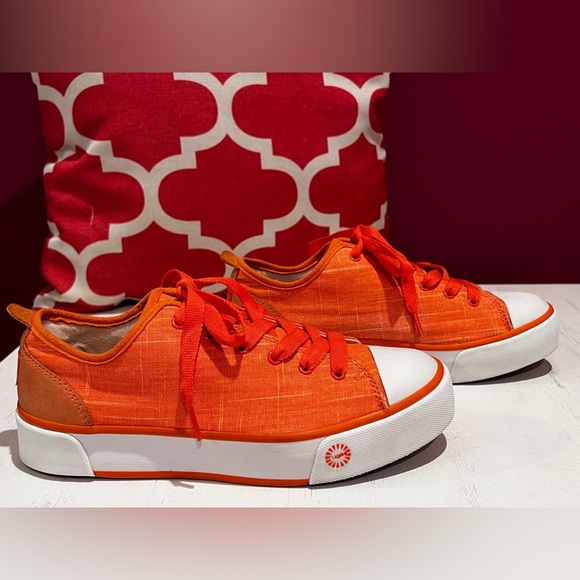 UGG Orange Denim Women's Sneakers - Picture 6 of 11